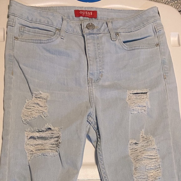 Guess ripped high rise high waters - Picture 1 of 7